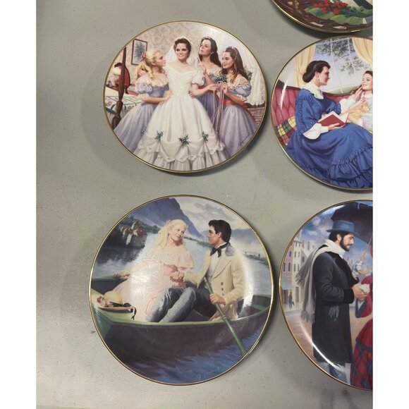 Little Women Danbury Mint Plate Set of 8 A6036 - Picture 7 of 9